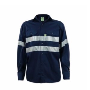 Vented Reflective Mining Shirt (Long Sleeve)